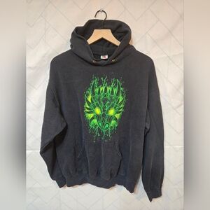 Black & Green Dragon Sweatshirt